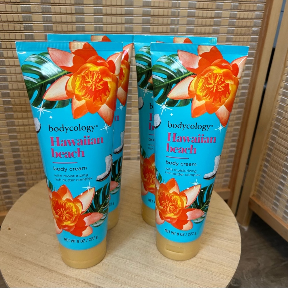 Bodycology Hawaiian Beach Body Cream - Blue and Orange